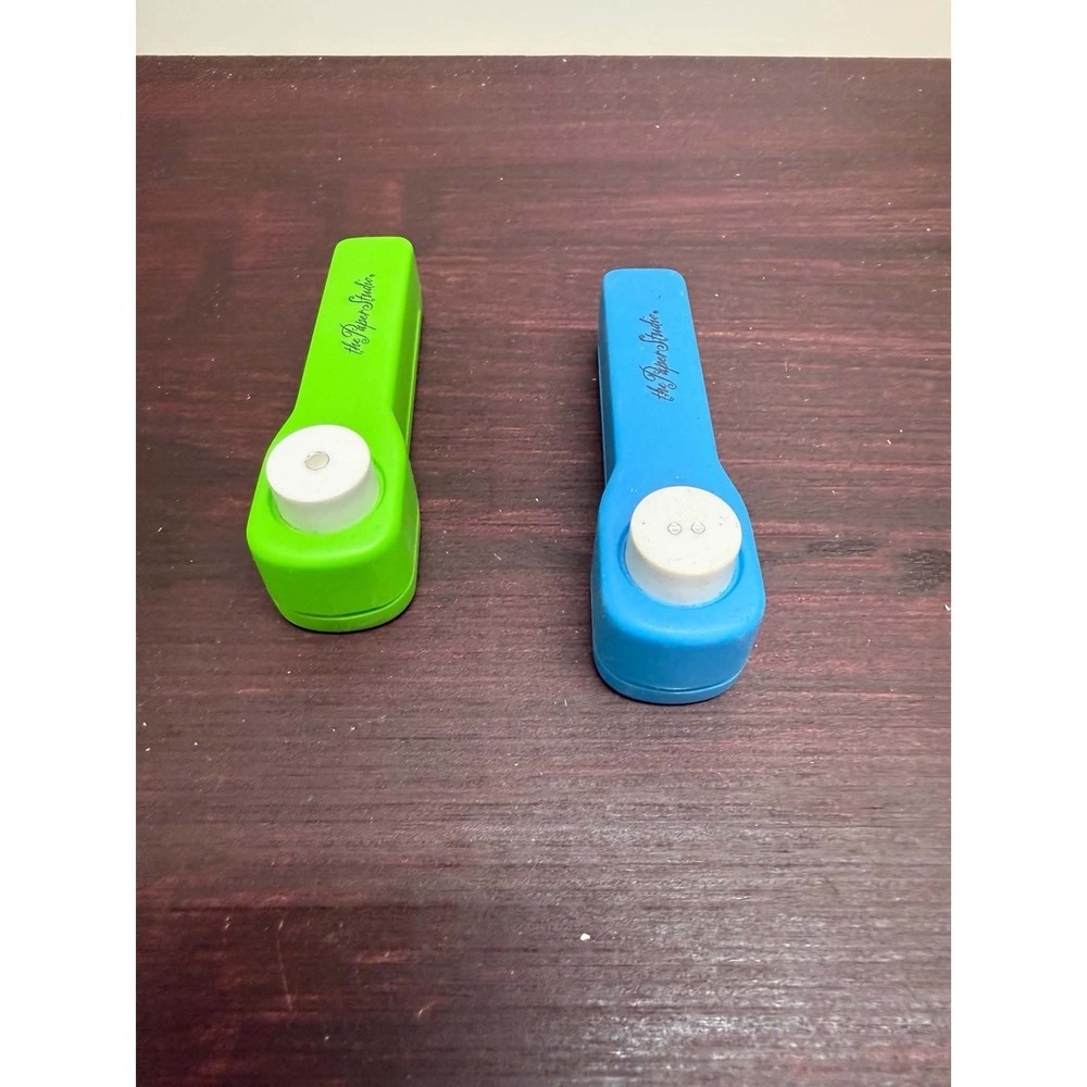 Lot Of 2 The Paper Studio Long Reach Ribbon Punch
